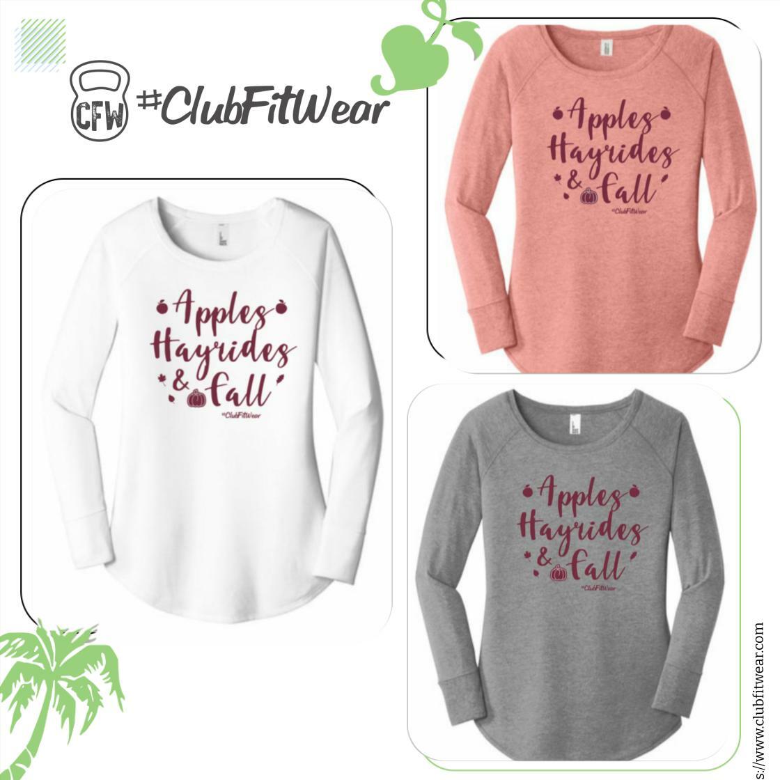 clubfitwear's tweet image. Cozy up this fall in our Apples Hayrides and Fall Long Sleeve Tunic for just $29.95. Perfect for any autumn adventure! #FallFashion #TunicStyle

Shop Now clubfitwear.com/products/apple…