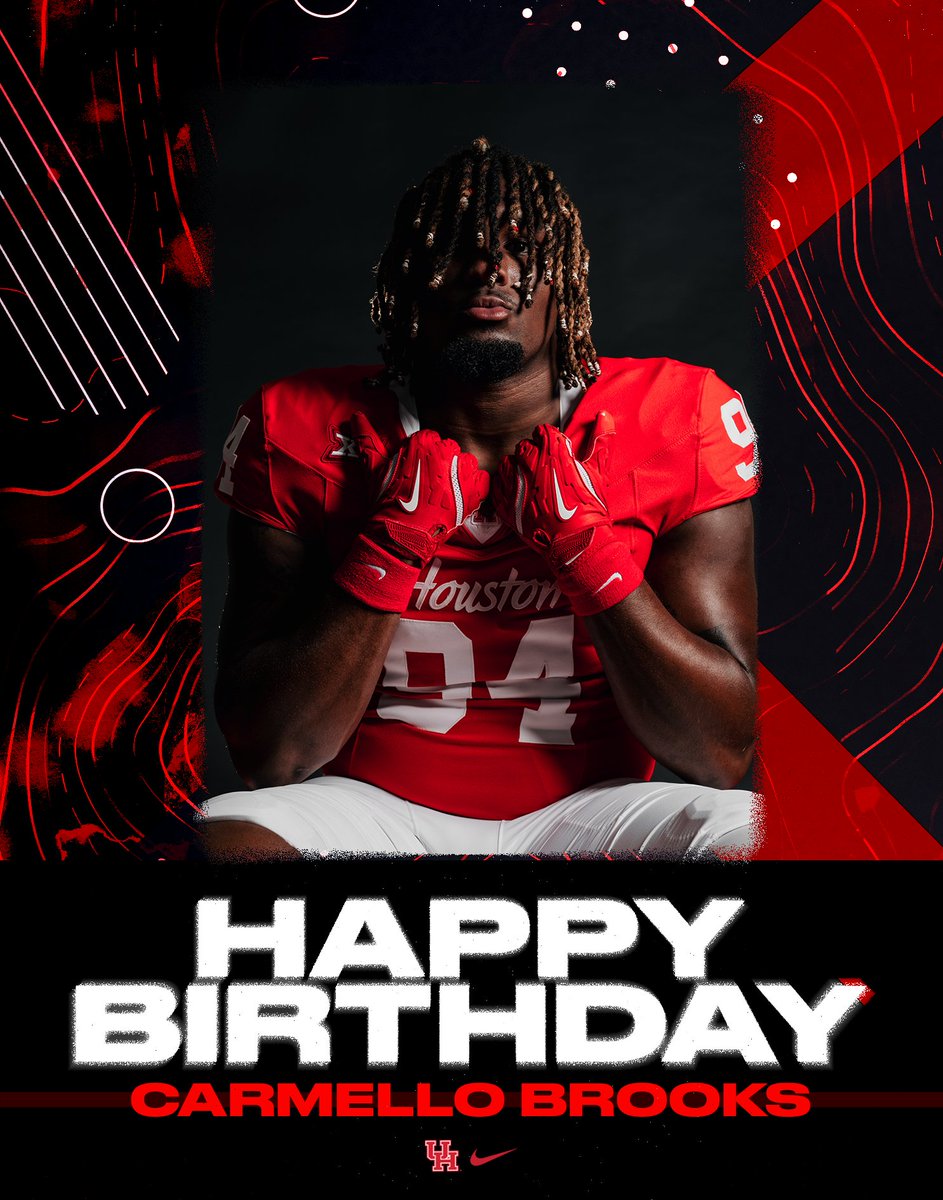 UHCougarFB's tweet image. Happy Birthday, @MelloBrooks_!🎉

#GoCoogs