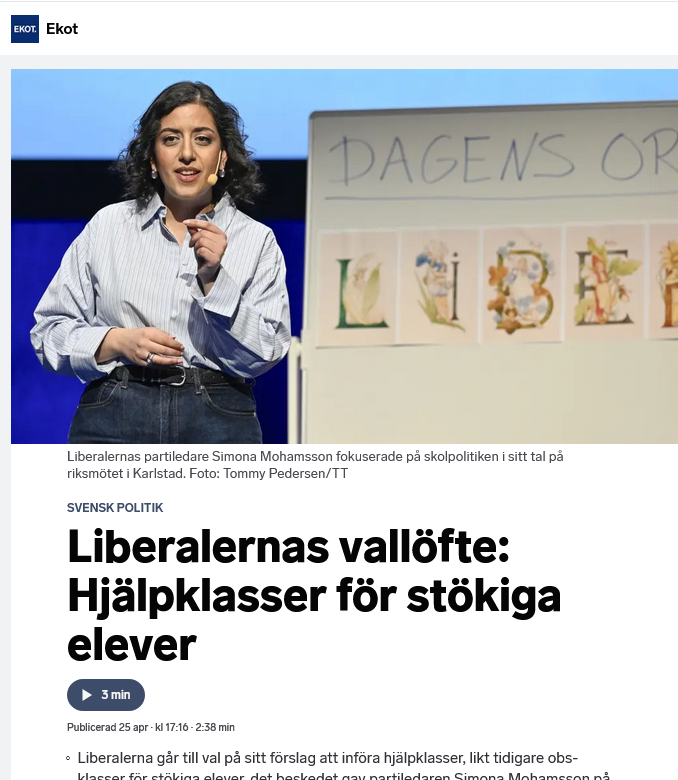 stefanpermander's tweet photo. När skall #skolan få arbetsro från #politiker? 
Hur många "skolsorter" och klasstyper kan vi ha? https://t.co/QVHDG6NyW8