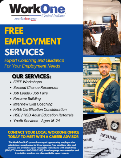 Free WorkOne Services!