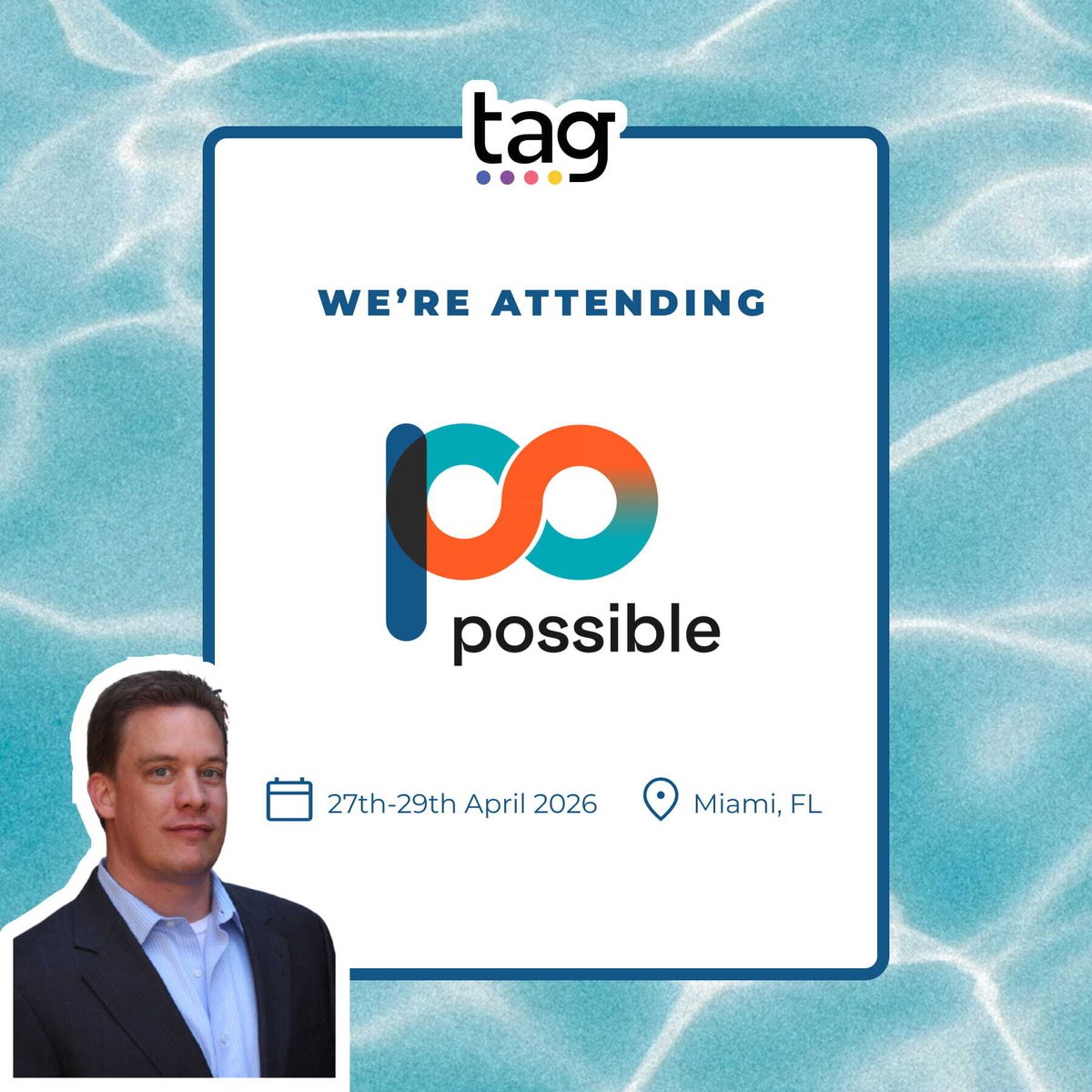 tag_today's tweet photo. Mike's is in #Miami for POSSIBLE!🌴

If you're looking for a tête-à-tête about:
🗣️Current trajectory of digital advertising
🗣️ #AI revolution
🗣️ evolving piracy &amp; fraud threats
🗣️ transparency efficacy
🗣️ how #brands can stay ahead in this new #era

He's your guy 🤝 https://t.co/qBxlcb8mpl