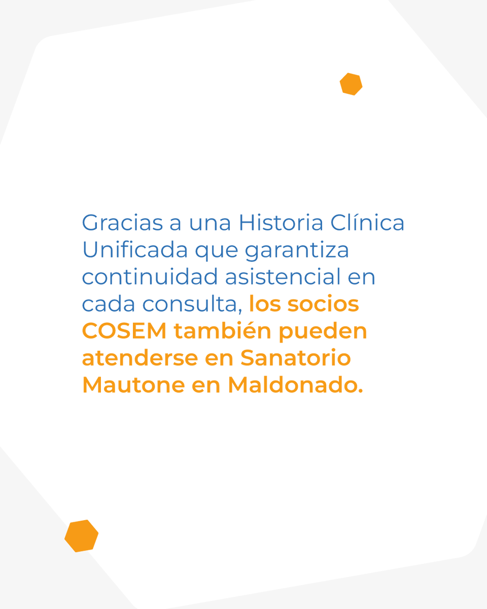CosemUy's tweet photo. Si sos socio COSEM, tenés doble cobertura para cuidarte también en Maldonado.
Gracias a una historia clínica unificada, podés atenderte con continuidad y confianza en distintos puntos de atención.
📍 Estés donde estés, tu salud va con vos.
👉 Conocé más https://t.co/d2g9t0PL5r