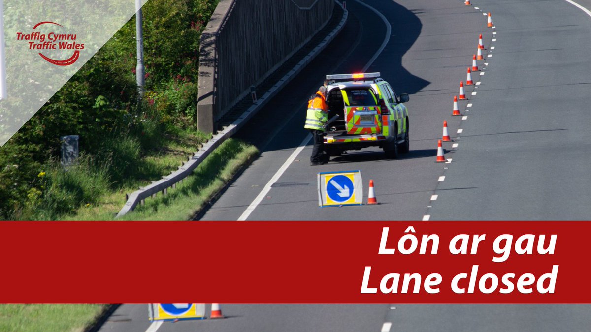 Traffig Cymru De tweet media