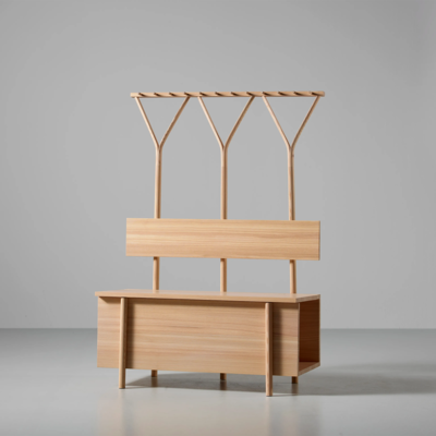 core77's tweet image. After seeing some traditional Alpine hay rakes, Italian industrial designer Monica Graffeo was inspired. She began sketching to see if she could integrate the rake's form, in a… core77.com/posts/143895/A… #FurnitureDesign #ItalianDesign #MilanDesignWeek #IndustrialDesign #Trentino