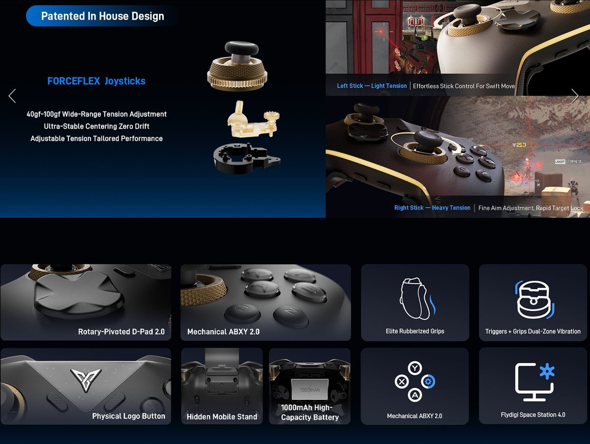 Wario64's tweet image. FLYDIGI Vader 5 Pro PC Controller, FORCEFLEX Joysticks, Triggers, 8 Extra Buttons (PC/Switch/Mobile/TV) is $63.99 on Amazon amzn.to/40Q9ZwR #ad