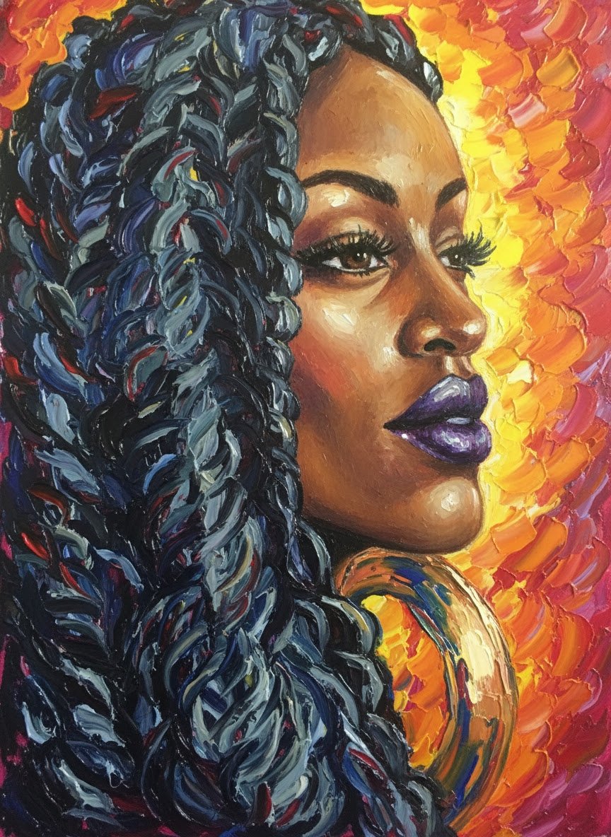 CarlaBembr48256's tweet image. Monday's Woman Art.   James 1:12!
For all those who are able to keep going when things get hard.   James (1:12) Blessed is the one who perseveres because at the end of your test you shall receive a Crown!  (Paraphrase).  #passthetest #persevere #blackwomen #blackart