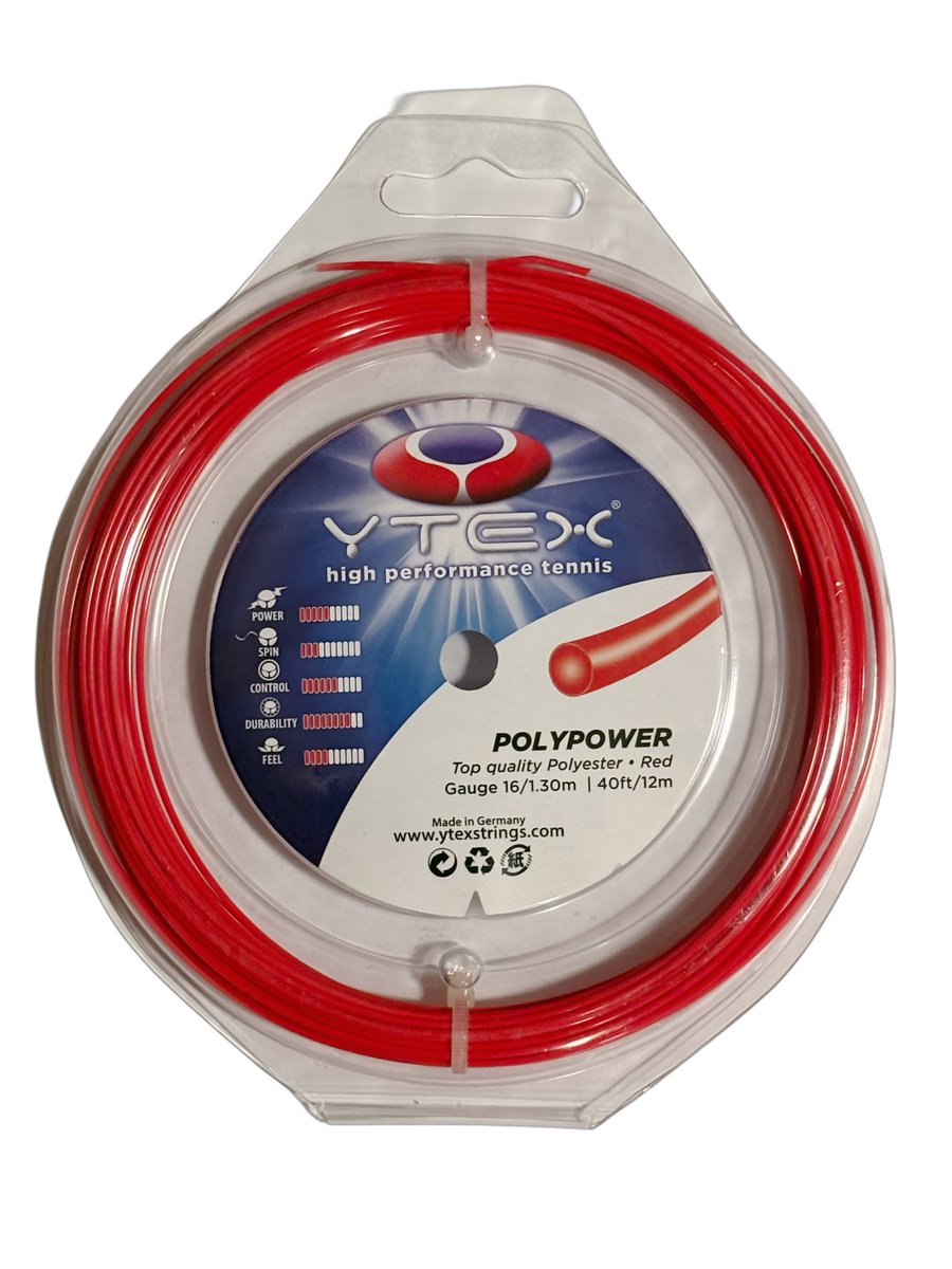 YTEXJapan's tweet photo. 【公式】YTEXの質実剛健PolyPower 🎾
優れた耐久性と高いコストパフォーマンスを両立したオールラウンドモデル ポリエステルらしいダイレクトな打感と安定した性能が魅力 鮮やかなレッドカラーが映える高品質ポリ 頻繁に張り替える競技者やタフさを求めるプレーヤーへ
#TeamYTEX @YtexStrings https://t.co/ThuSfEeLA9