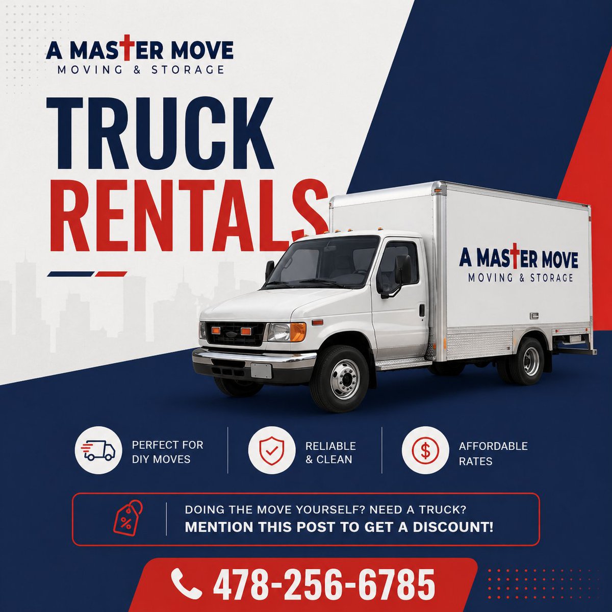 a_mastermove's tweet image. 🚚 Need a truck without the stress? A Master Move offers truck rentals to help make your move easier! Ask us about available discounts and save on your next move. 💪📦

#AMasterMove #TruckRentals #MovingMadeEasy #AskAboutDiscounts #MaconGA #Movers #MovingCompany #SaveBig