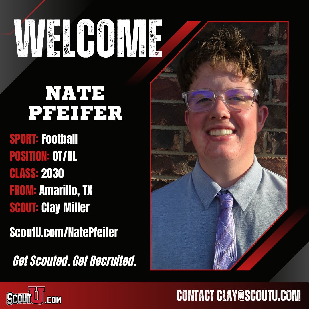ScoutUrecruit's tweet photo. We're excited to welcome Nate Pfeifer to our #ScoutUfootball family! Already 6-4 and 250 lbs, he owns great strength &amp; athleticism! @NateP_2030 @SandieFootball @BlocksTheSuns https://t.co/fRHMQEu45s