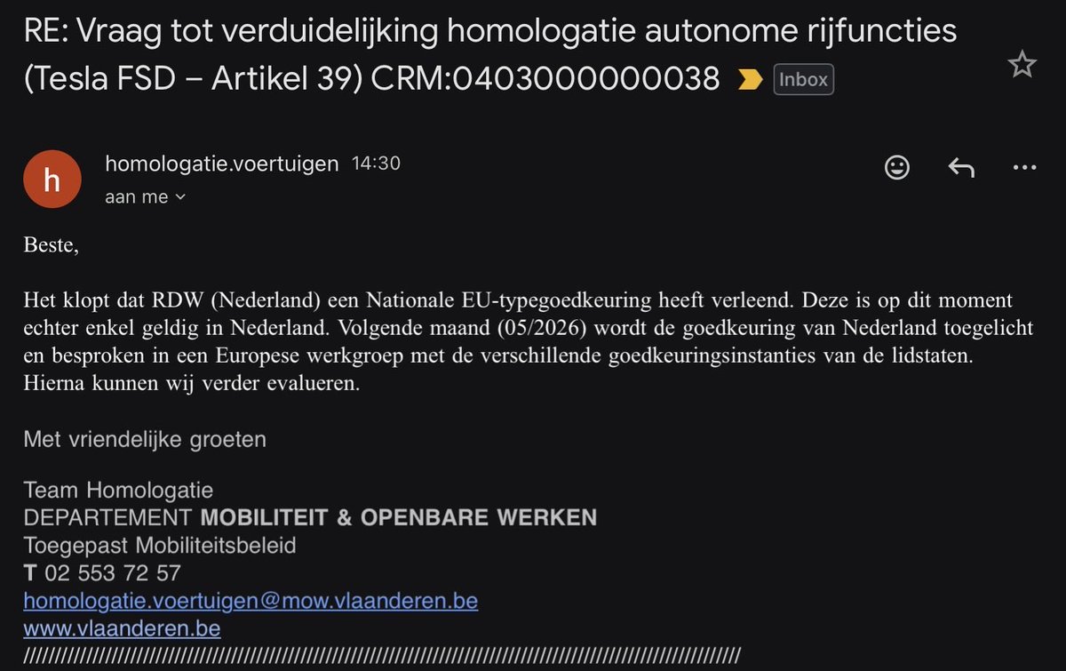 christiansmet's tweet image. FSD in Flanders (Belgium) is going to be evaluated next mont after it has been presented in a European taskforce #fsd #belgium #tesla #europe