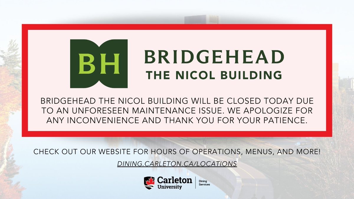 Carleton University Dining Services tweet media