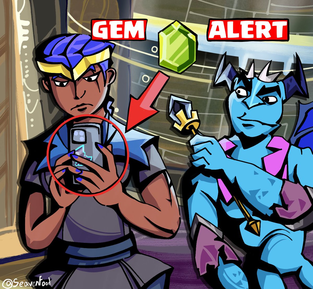 SeavenFood's tweet image. Gem Alert

#clashofclans #clashroyale #clashroyalefanarts #artroyale