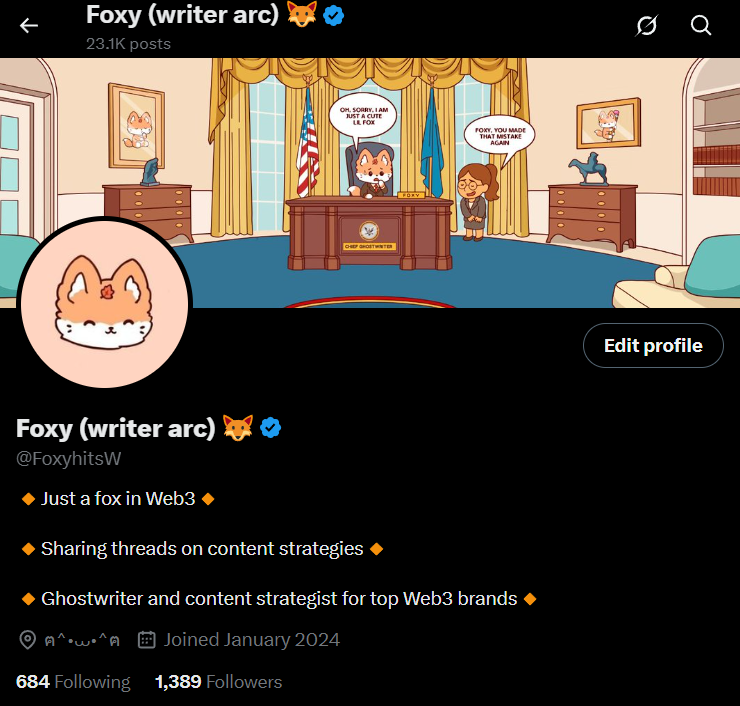 Foxy (writer arc) 🦊 tweet media