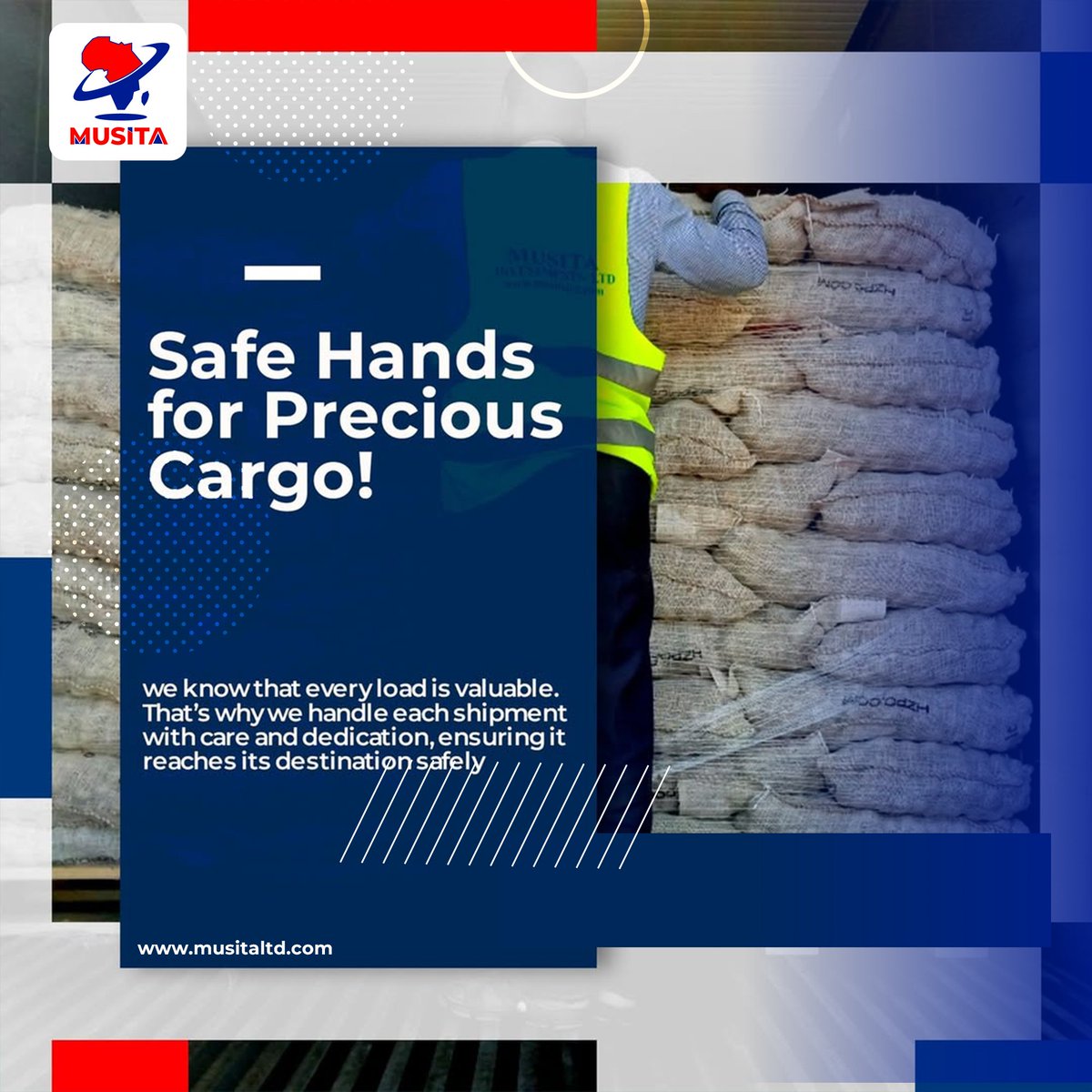 musita_info's tweet photo. Wherever your cargo is headed, Musita Logistics is ready to make the journey. We deliver on our promises to keep your business moving.
#GlobalFreight #MusitaLogistics #OnTimeEveryTime #ReliableService #LogisticsWorldwide #FreightSolutions https://t.co/yI5E42I74I