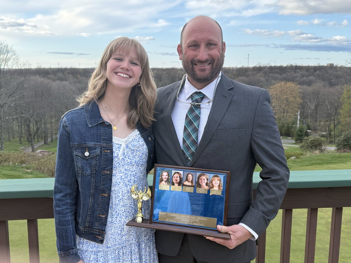 TASDAthletics1's tweet photo. Congratulations to Cecilia Ulicny being honored as Tamaqua’s 2025-26 Female Scholar athlete! https://t.co/hWFpcDgryb