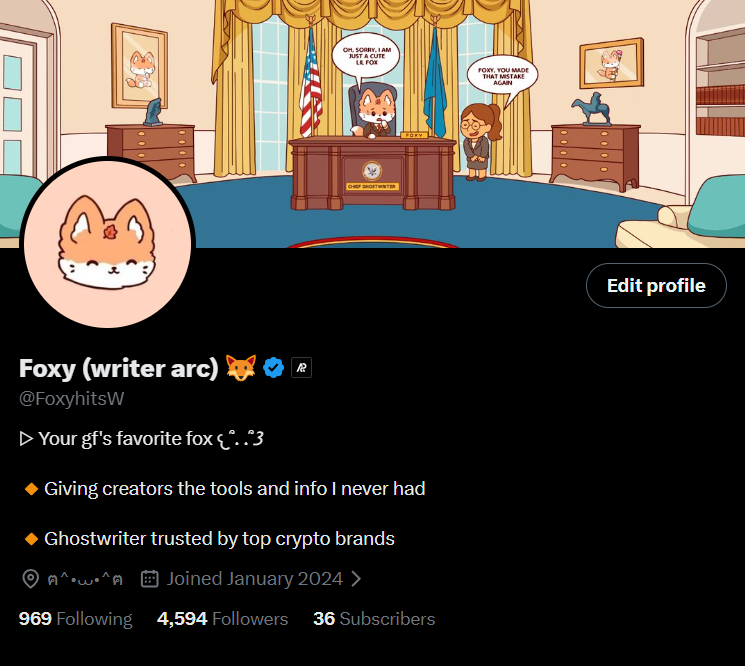 Foxy (writer arc) 🦊 tweet media