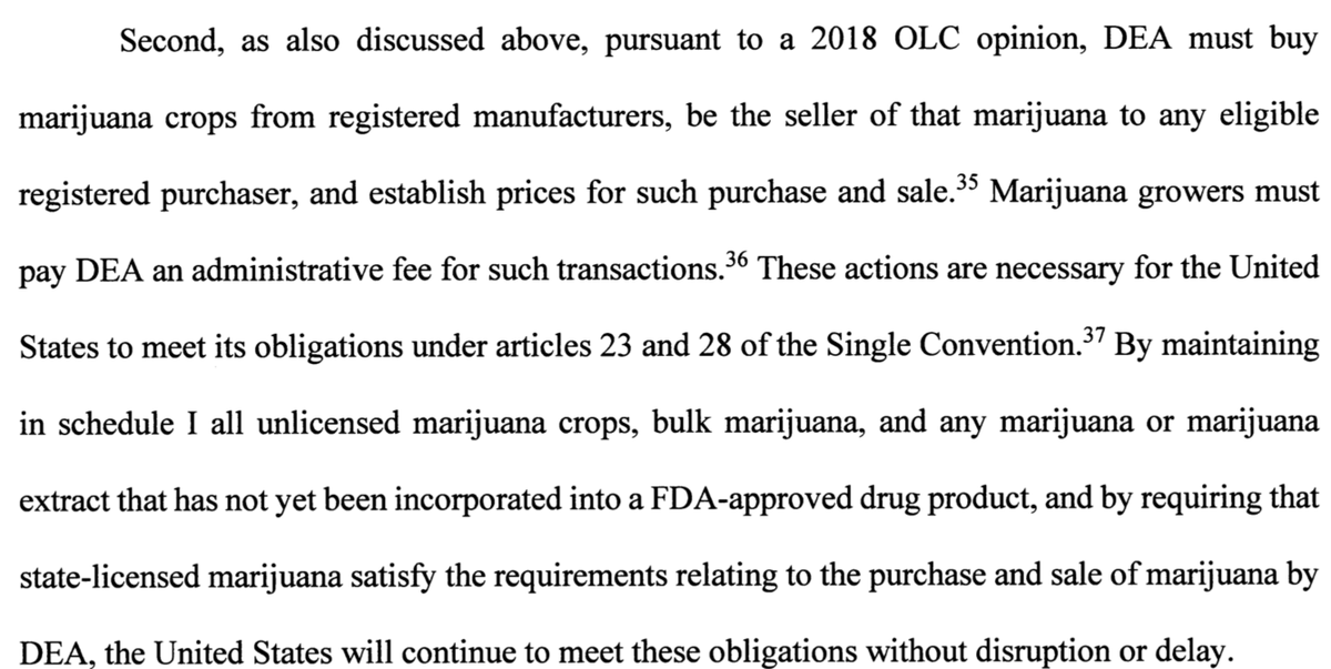 OglesbyPat's tweet image. I feared that if North Carolina had a state-run marijuana retail model, President Trump would stop it.  newrevenue.org/2025/06/17/sta…
But with the federal government selling medical marijuana, how can it oppose state sales?
justice.gov/opa/media/1437… 
#marijuana #cannabis #ncpol #ncga