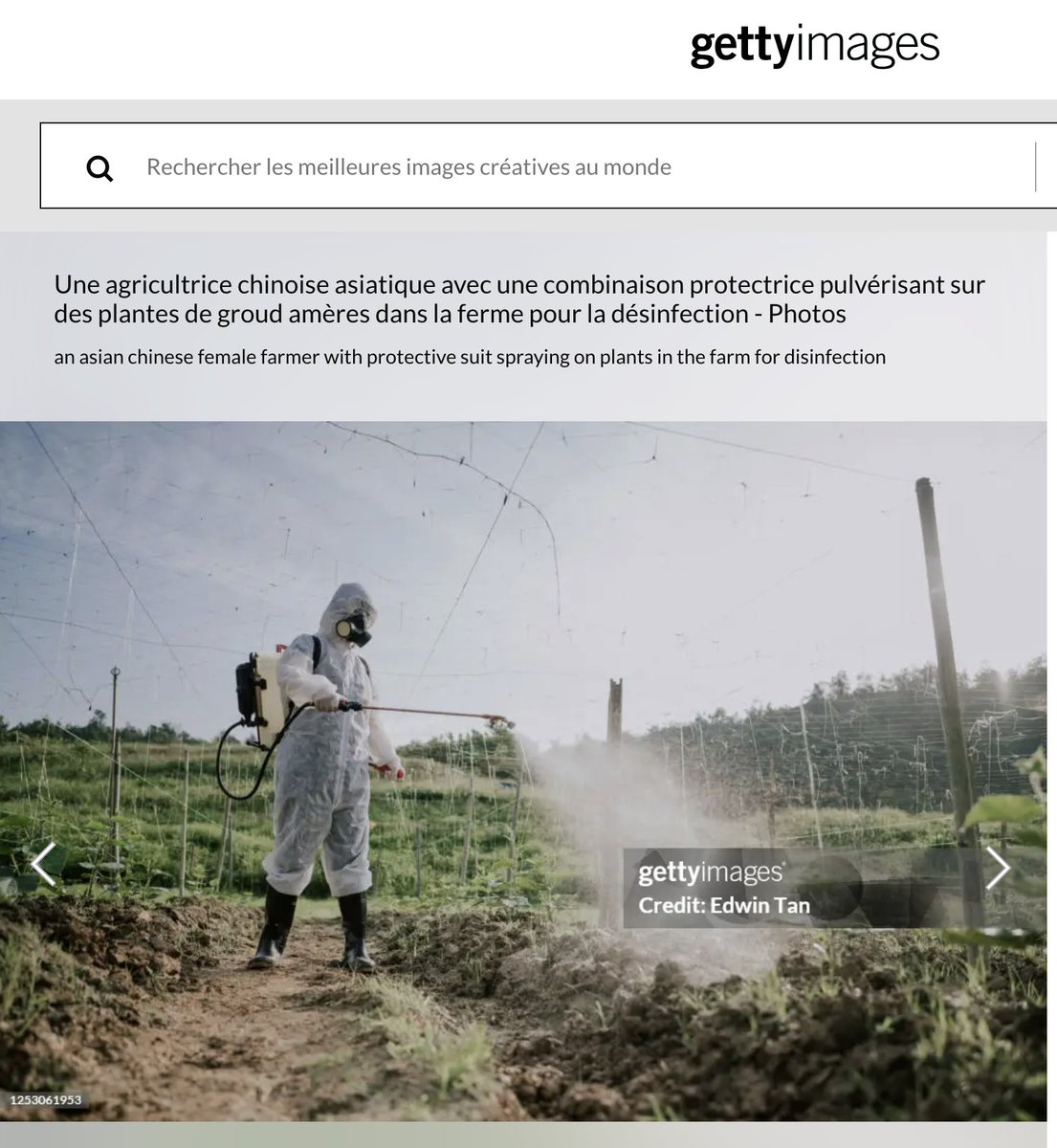 ErwanSeznec's tweet photo. Pour sa dernière pub ridiculement anxiogène sur les phytos, Que Choisir (où j'ai bossé dix ans) n'a rien trouvé de mieux qu'une image de la campagne chinoise ! Bravo les collègues. https://t.co/U9ZLX7W0kY