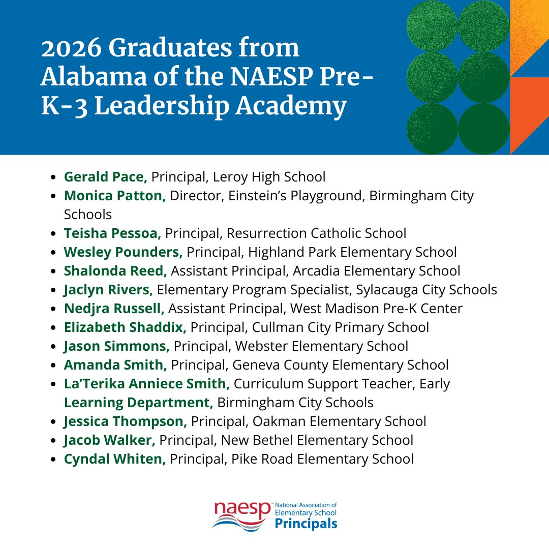 National Assoc. of Elementary School Principals tweet media