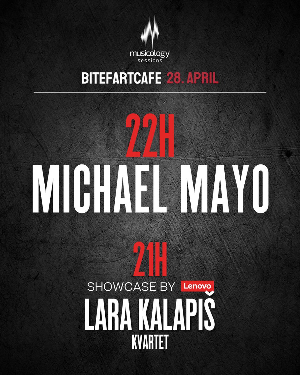 MusicologyFest's tweet photo. Dragi ljudi,
sutra imamo jedan mnogo lep koncert ~
Michael Mayo ~ jedan od najzanimljivijih glasova današnjice 🌸

Uživajte u njegovoj muzici:
https://t.co/JnLSwZPK0P

Ulaznice: https://t.co/Wdm3SVTY6c https://t.co/t79Xb32eMy