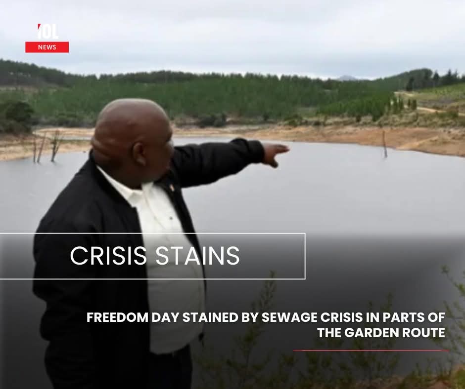 IOL's tweet image. As South Africa marks Freedom Day, residents in the Garden Route face a harsh reality as broken and ageing sewage systems force them to live alongside open waste.
#news #FreedomDay #GardenRoute #residents #broken #ageing #sewage #systems #live #open #waste
Read on