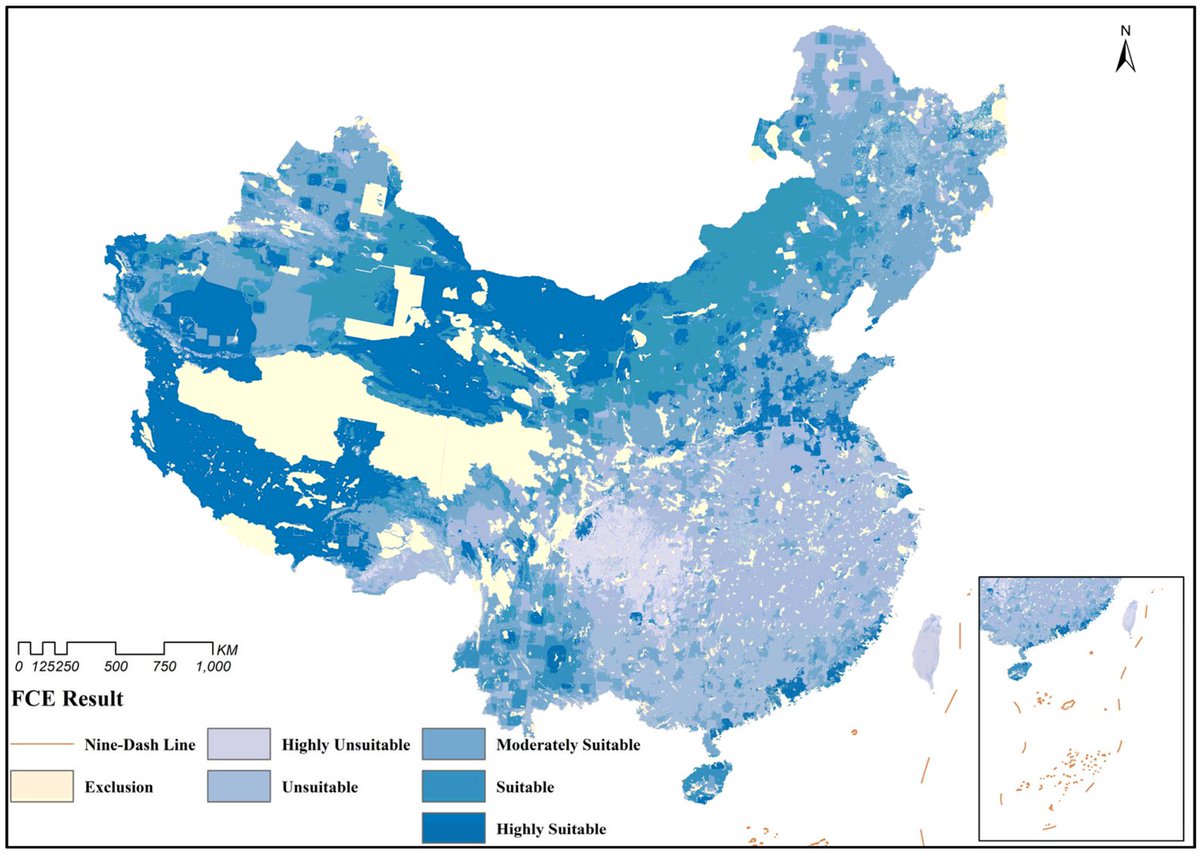 RemoteSens_MDPI's tweet image. ☀️☀️ A Novel Hybrid Fuzzy Comprehensive Evaluation and #MachineLearning Framework for #Solar #PV Suitability #Mapping in China

✍️ Yanchun Liao et al.
🔗 brnw.ch/21x1YjI