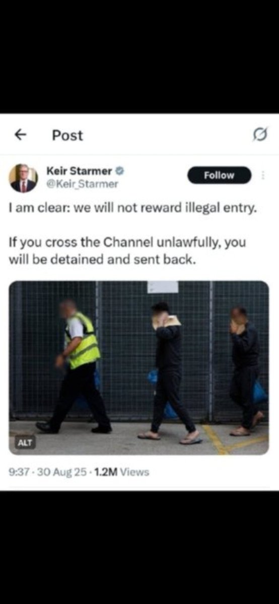 STARBRIGHT164's tweet image. Never ceases to astonish how Labour manages to seize the moral high ground the goody's 😇 vs the far-right Reform baddies 😈 #Detain #Deport
