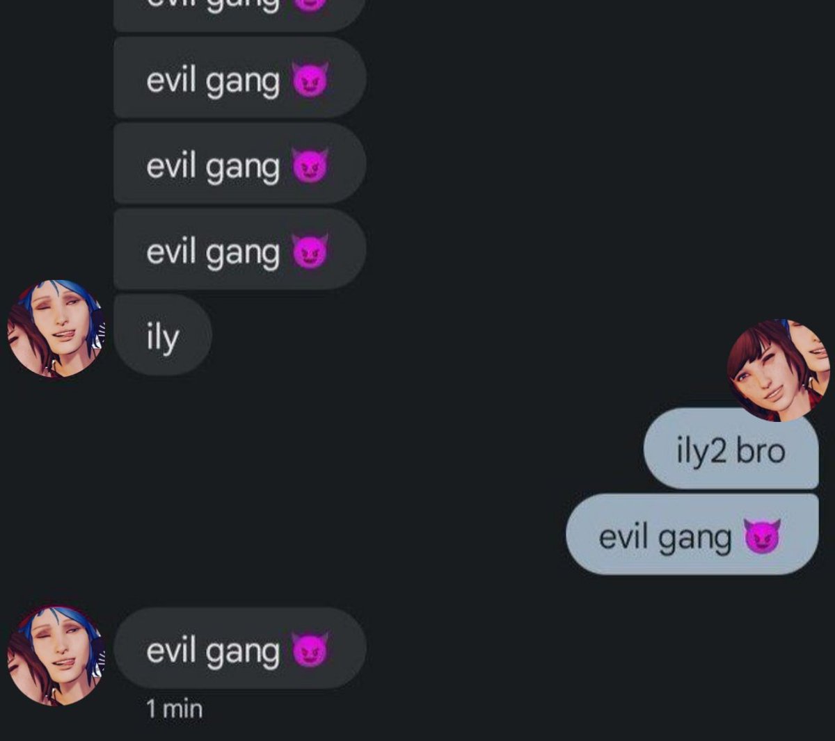Dandeli0ness's tweet photo. "Choosing Chloe over Arcadia Bay is evil"

Okay? evil gang 😈 https://t.co/YjWMfZe0Fl