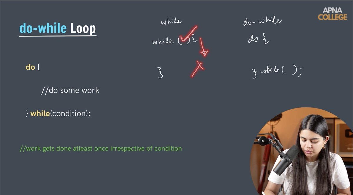Mukeshkuma47612's tweet image. #Day 5 of my DSA journey:-

Today I learned Loops in C++ — for, while, do-while, break &amp;amp; continue.

Practiced: natural numbers, sum of N numbers &amp;amp; prime check 

Small concepts, big progress. Learning step by step.
 
#DSA #Cpp #Coding #100DaysOfCode