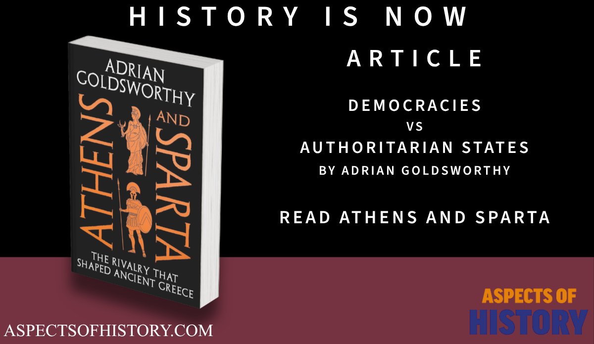 AspectsHistory's tweet image. Democracies vs Authoritarian States

An article by @authoradria

aspectsofhistory.com/democracies-vs…

@HoZ_Books

#ancienthistory #historybooks #sparta
