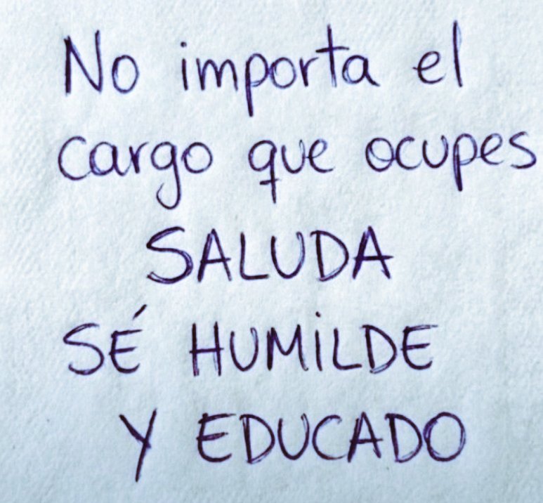 laa_jesus's tweet photo. #FelizLunes Siempre me ha importado el trato con la gente, saber como está la gente que te rodea, el buen ambiente en el equipo de trabajo, la educación pienso es fundamental en los tiempos que vivimos. En la Academia me enseñaron que nuestros buenos días es el #SaludoMilitar https://t.co/QROZHdgt3c