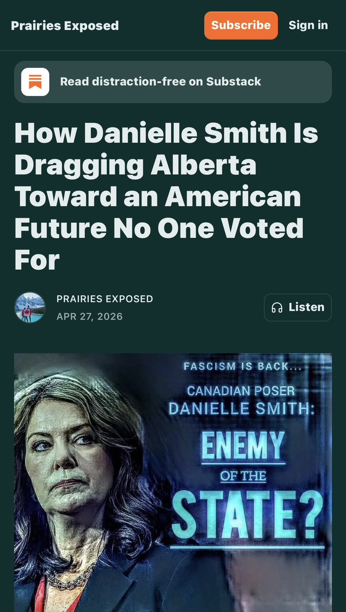 PrairiesExposed's tweet image. Gurl!

prairiesexposed.substack.com/p/how-danielle…

#alberta #ucp #corruption #daniellesmith #canada