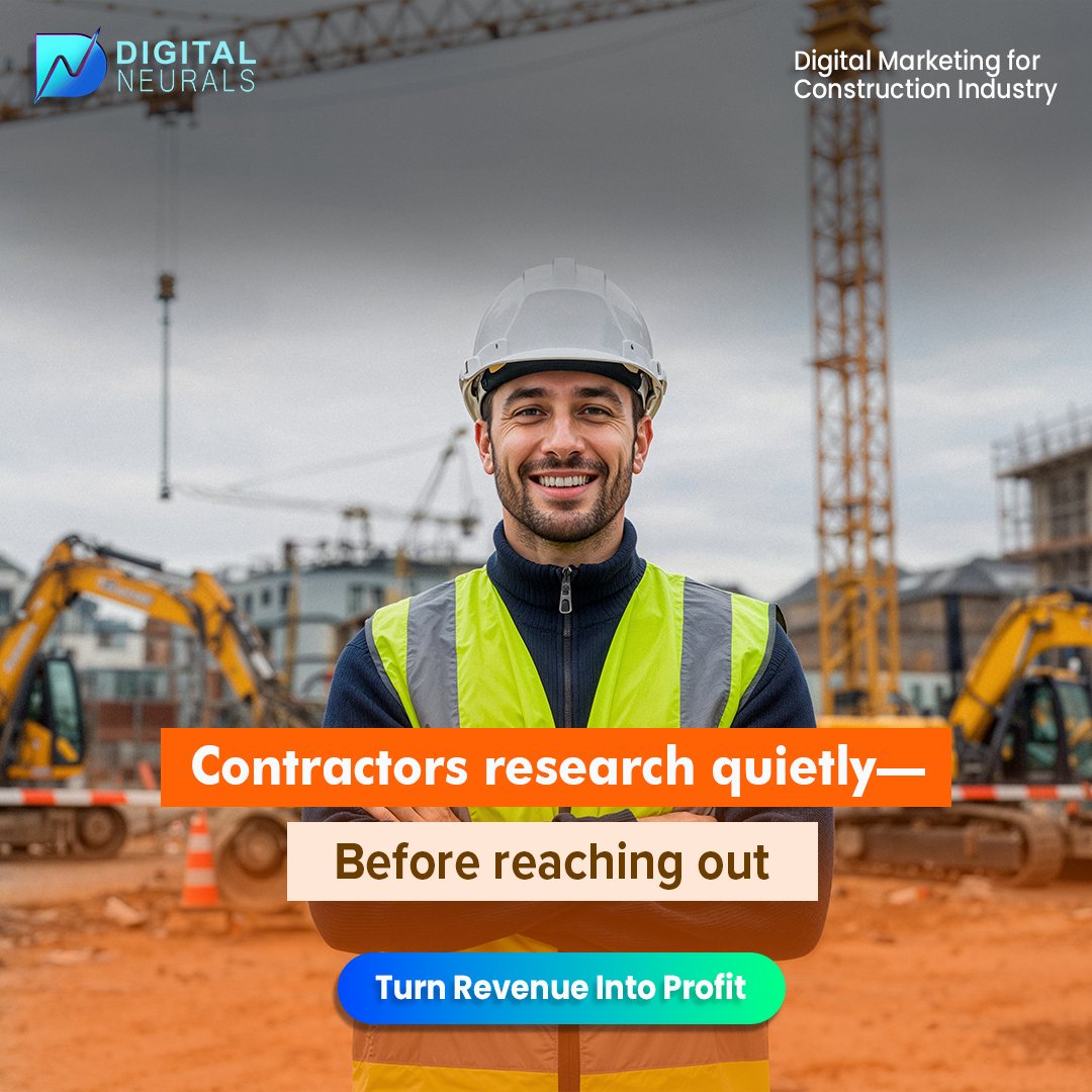DNeurals's tweet image. Most construction buyers shortlist suppliers before making contact.Visibility builds credibility and opportunity.
Book a Private Consultation
digitalneurals.com/industries/bus…
#ConstructionIndustry #ContractorNetwork #DigitalMarketing  #ConstructionStrategy #DigitalNeurals