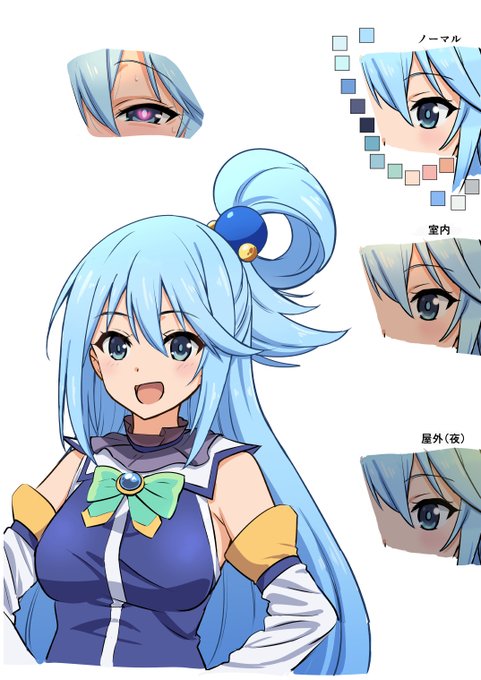 これはただの落書きのアクア様 それはそれとしてアクア様がトイレの女神様(性的な意味で)をやる本ってどこに売ってますかね?