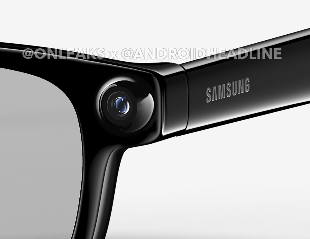OnLeaks's tweet image. Guess what #FutureSquad... Here comes your very first look at the #Samsung #GalaxyGlasses (moniker  TBC) through a set of crispy sharp 5K renders (based on real life pictures of a testing stage unit)!...😏

On behalf of @Androidheadline 👉🏻 androidheadlines.com/samsung-galaxy…