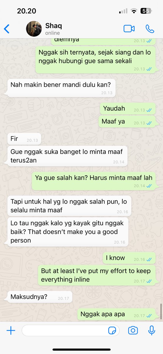 thrillingsun's tweet photo. jarang jarang kan shaq bilang apa yang nggak dia suka dari fira :> https://t.co/RB4Sh32Maw