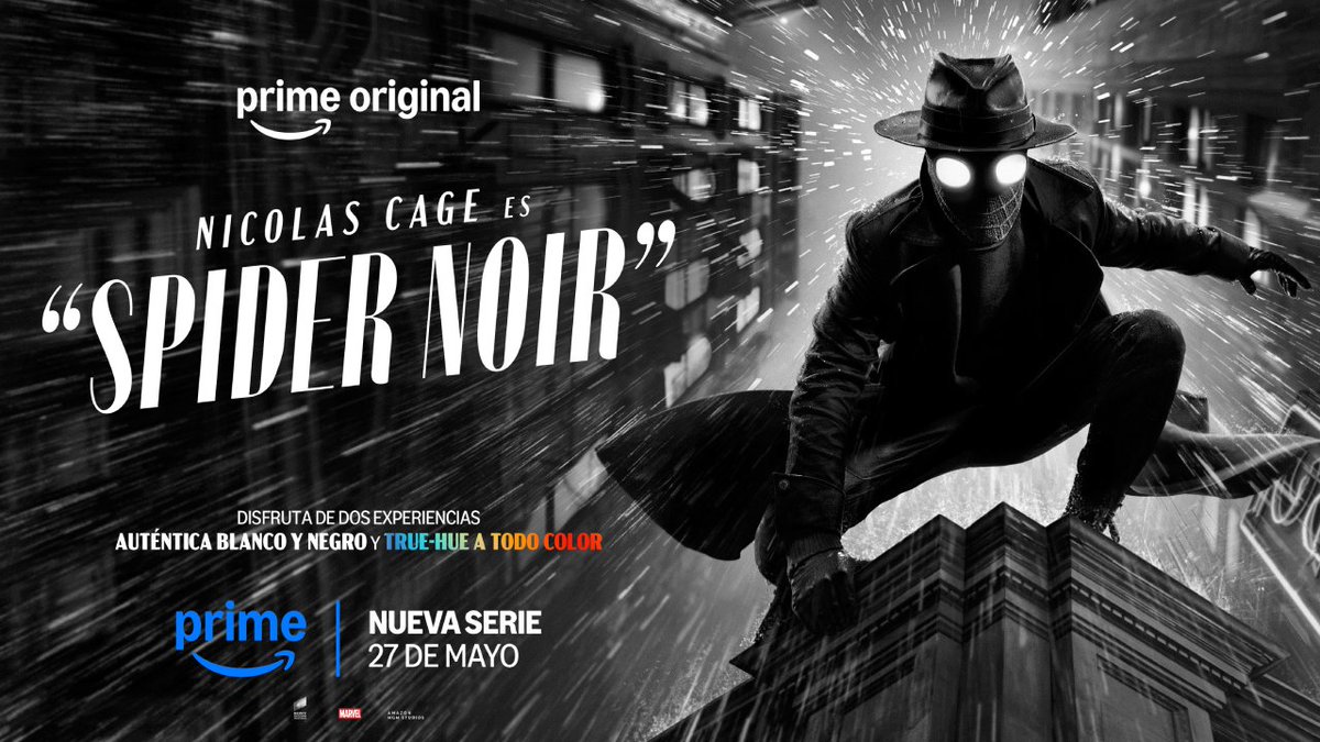 mundoplustv_ser's tweet image. Prime Video desvela el tráiler de la nueva serie "Spider-Noir" #series #streaming #trailer @PrimeVideoES 

+info ➜ mundo.plus/bYcBs