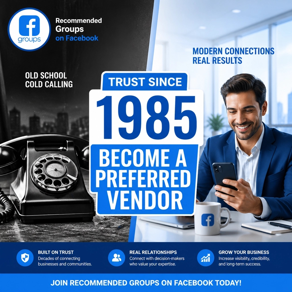 robertjrussell's tweet image. Since 1985, trust is everything. Why cold call? Become a Preferred Vendor and reach thousands in our groups! Now on Threads too.

Apply: forms.gle/CLpppTmEExmJ2h…
Join: facebook.com/groups/recomme… #Marketing