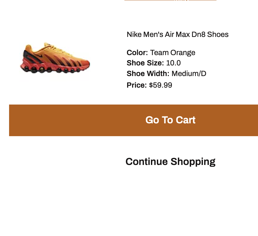 sneakerhuddle's tweet photo. Ad: $49.99 Nike Air Max DN8 'Team Orange' 

https://t.co/oPzZrMFDT1

Select color* https://t.co/rbPSFGOlHs