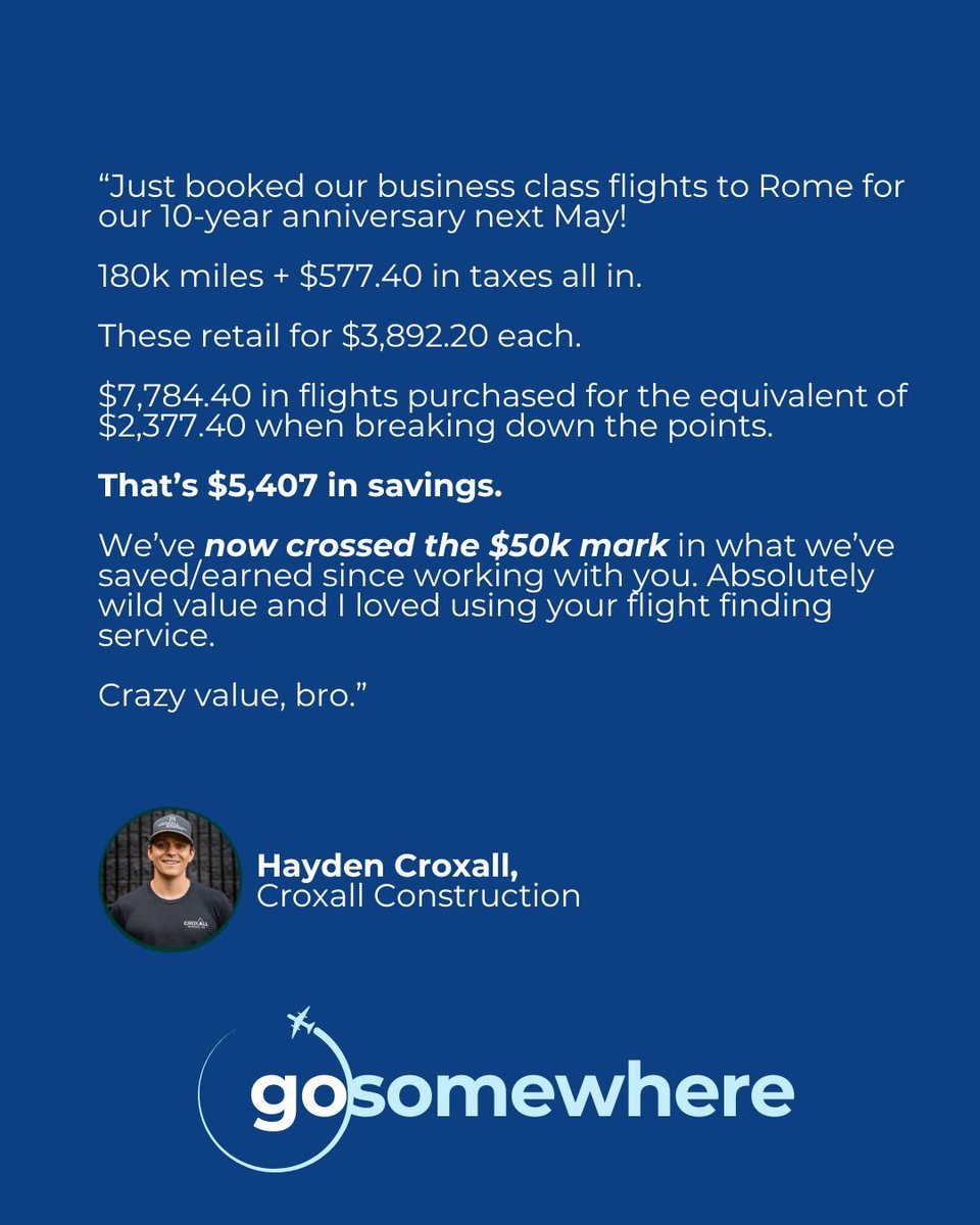 _gosomewhere's tweet photo. absolutely unreal testimonial.

disco call to be like Hayden: https://t.co/0YkkZo06Aj https://t.co/DDBnHvaLDo