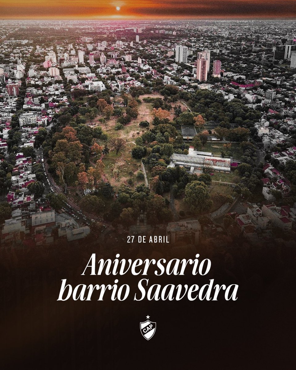 De 𝑚𝑢𝑟𝑔𝑎 𝑦 𝑐𝑎𝑟𝑛𝑎𝑣𝑎𝑙

¡Felices 1️⃣5️⃣3️⃣ años a nuestro querido barrio de Saavedra! 

#𝐎𝐫𝐠𝐮𝐥𝐥𝐨𝐌𝐚𝐫𝐫𝐨́𝐧🤎