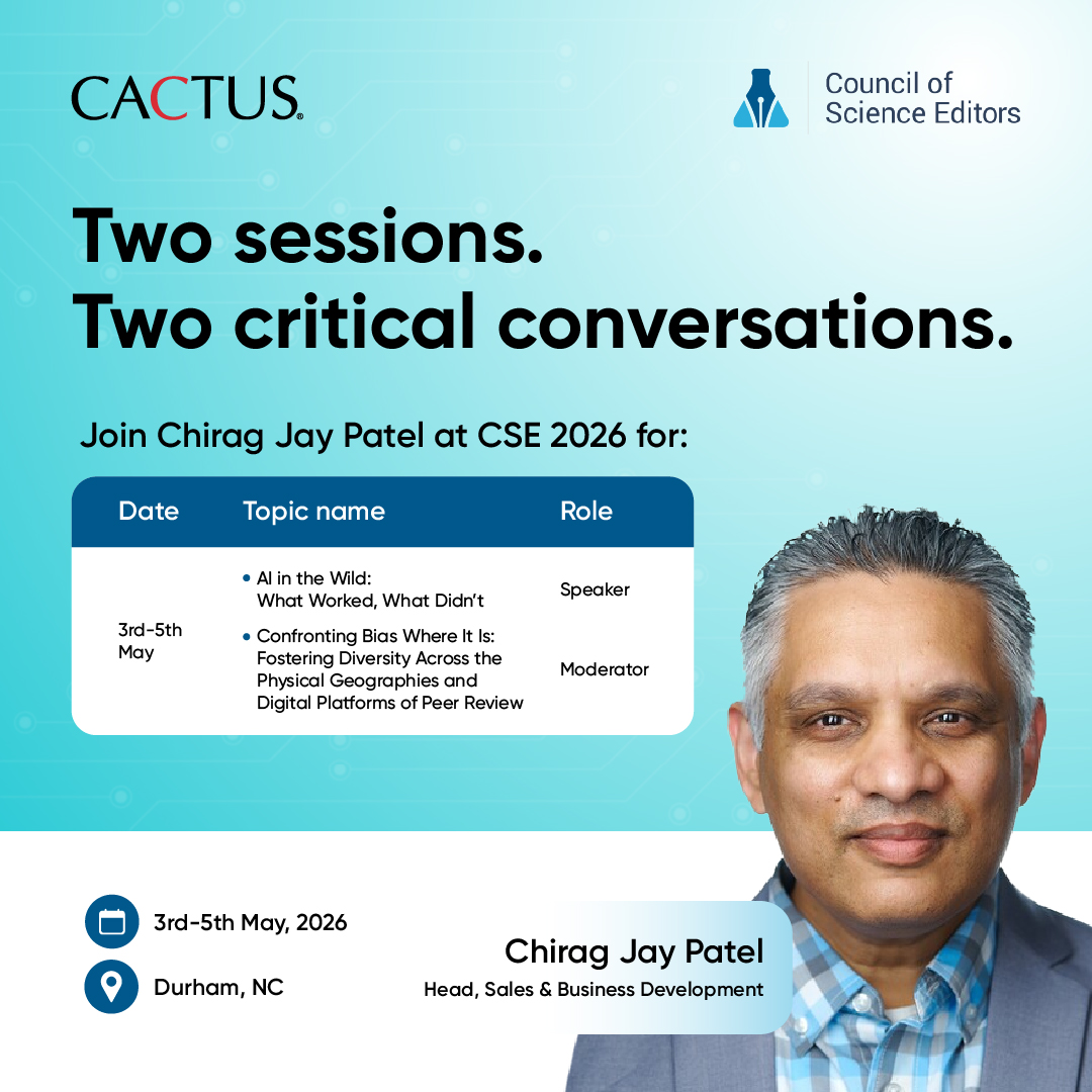 Cactus Communications tweet media