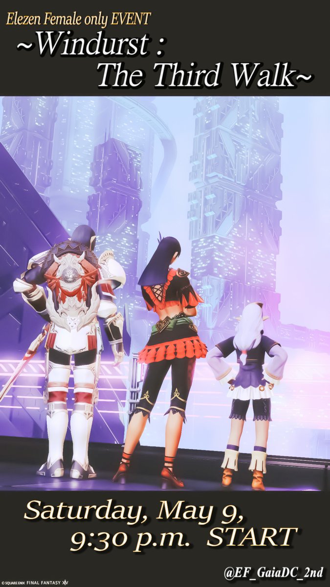 Elezen Female CWLS in GaiaDC tweet media