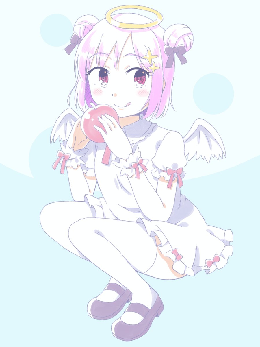 morulink's tweet image. 天使ちゃんアップデート
名前は光の天使ルミエナちゃんにしました
#落書き #一次創作 #OC #女の子 #オリジナル #イラスト #illustration