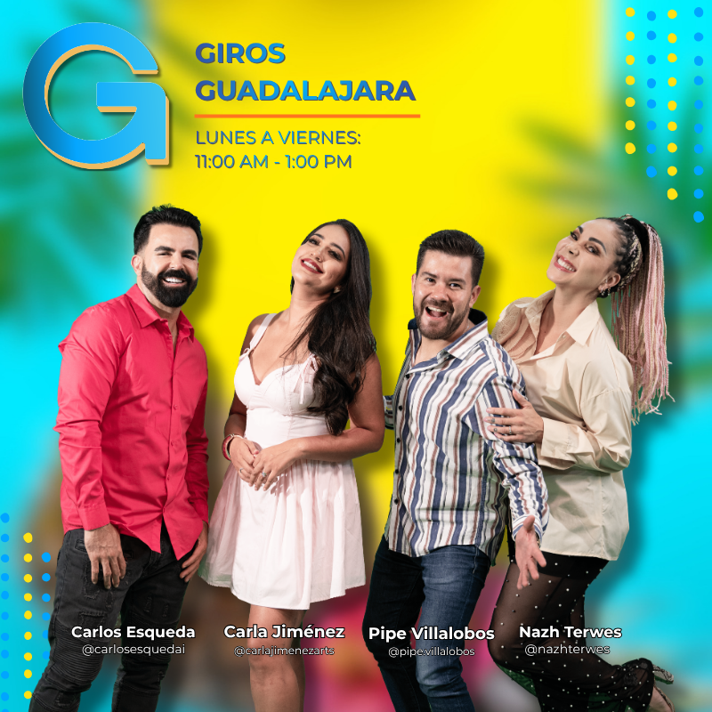 C13Guadalajara's tweet image. ✨📺¡Sigue el mejor programa de revista!
No te pierdas todo lo que Giros Guadalajara tiene para ti, síguenos en #instagram @giros_gdl y en #facebook como: Giros Guadalajara

#Entretenimiento #Espectáculos