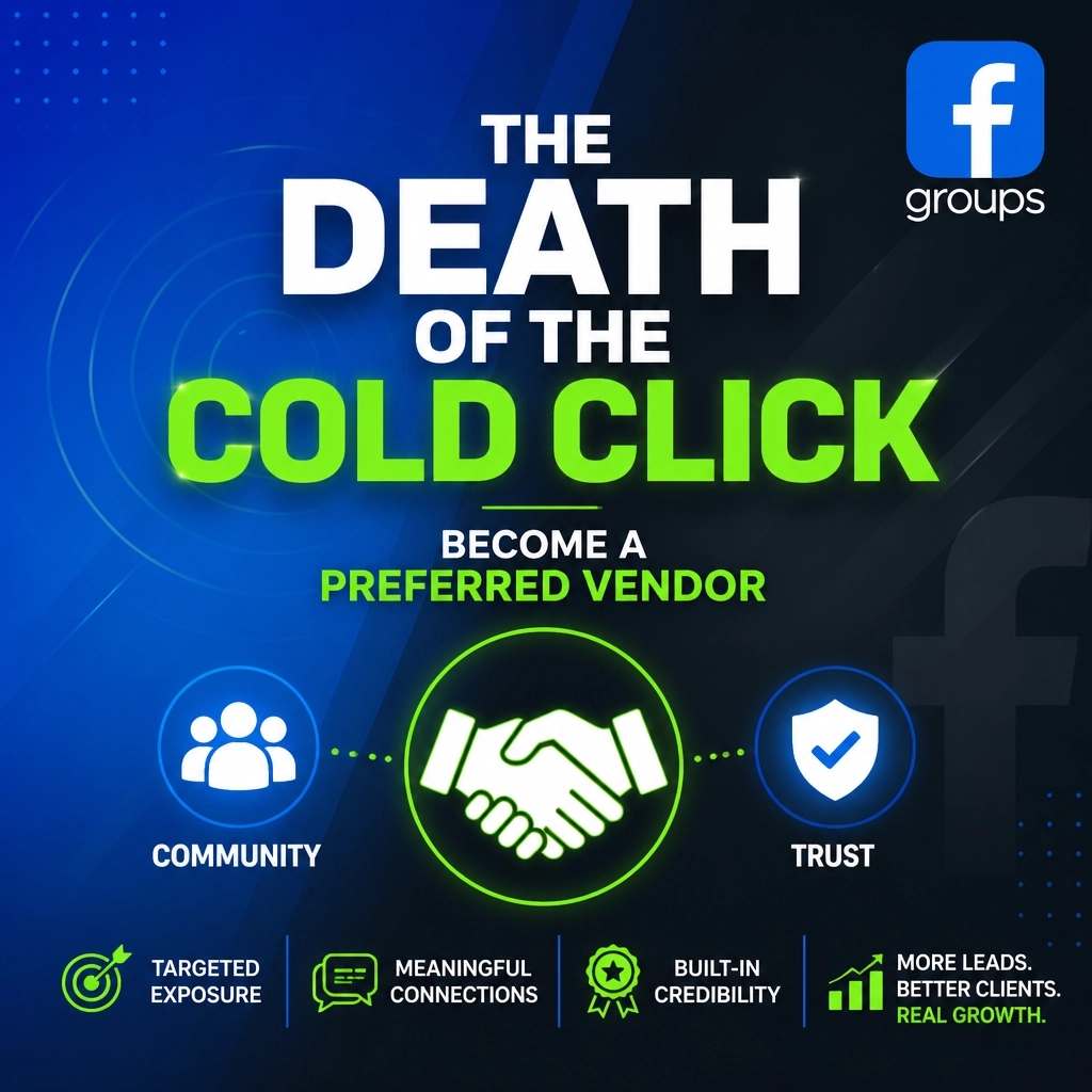 robertjrussell's tweet image. People aren't clicking ads like they used to. They want recommendations from a community they trust. Become a Preferred Vendor and get in front of thousands of members looking for pros. Be the choice.

Apply: forms.gle/CLpppTmEExmJ2h…
#Marketing