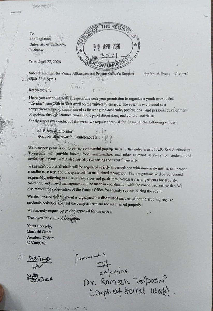 Suspended Student Leader Prince Prakash tweet media