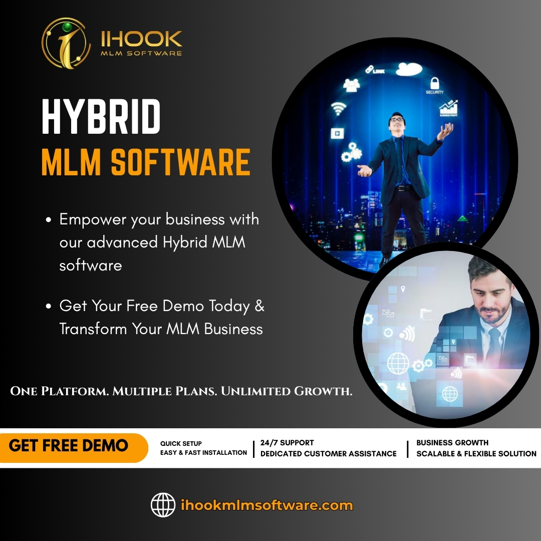 Ihook_mlmsoft's tweet image. Unlock smarter growth with powerful Hybrid MLM Software designed to elevate your network marketing business.

ihookmlmsoftware.com/hybrid-mlm-plan

#HybridMLM #MLMSoftware #NetworkMarketing #IhookMLMSoftware #USA #Canada #India #UK #Germany