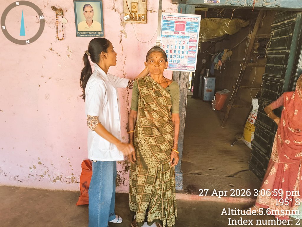 thonandod's tweet photo. Date - 27-04-2026 - Monday
*TB Mukt Bharat Abhiyan 2.0,100 Days Campaign, "Gaon Gaon Sheher Sheher" Ayushyman Arogya Shivir at High Risk -Village - Sehrav Ta.Nandod,Dist Narmada#TBMuktBharat #TBharegadeshjitega #Endtb #GaonGaonSheherSheher
@tb_narmada
@CDHONARMADA
@NtepGuj https://t.co/EFjixA3Rw0