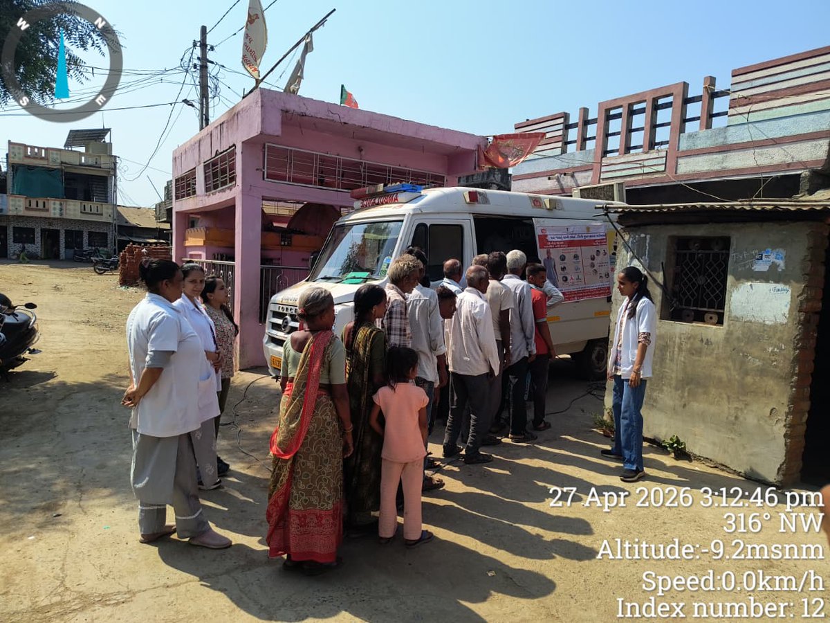 thonandod's tweet photo. Date - 27-04-2026 - Monday
*TB Mukt Bharat Abhiyan 2.0,100 Days Campaign, "Gaon Gaon Sheher Sheher" Ayushyman Arogya Shivir at High Risk -Village - Sehrav Ta.Nandod,Dist Narmada#TBMuktBharat #TBharegadeshjitega #Endtb #GaonGaonSheherSheher
@tb_narmada
@CDHONARMADA
@NtepGuj https://t.co/EFjixA3Rw0